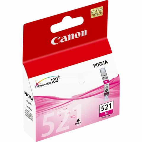 Serbatoio inchiostro CLI-521 M Canon magenta 2935B001
